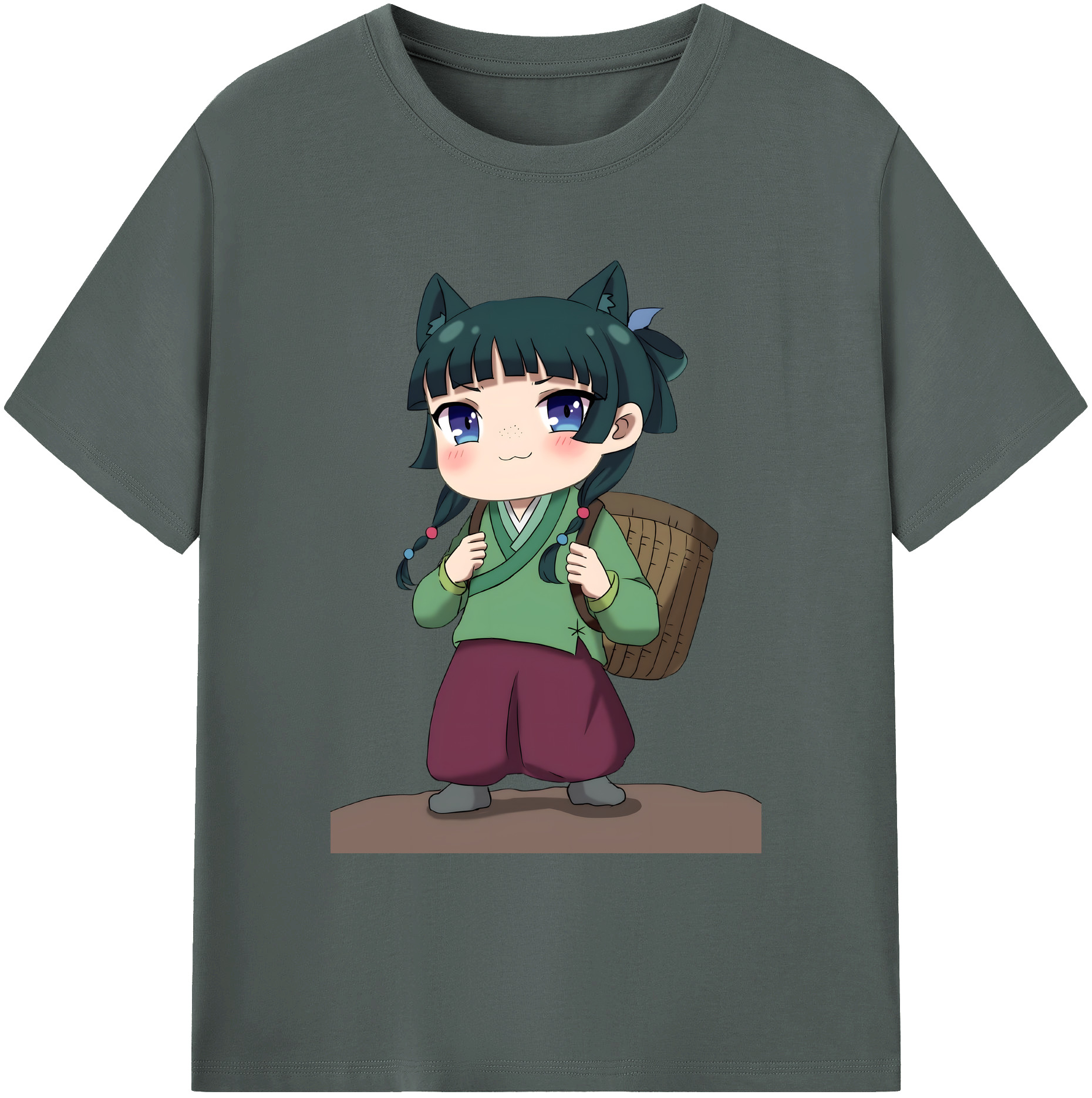 （画像用） 薬屋のひとりごと The Apothecary Diaries 綿100％ メンズ半袖Tシャツ｜肌触りやわらか＆通気性